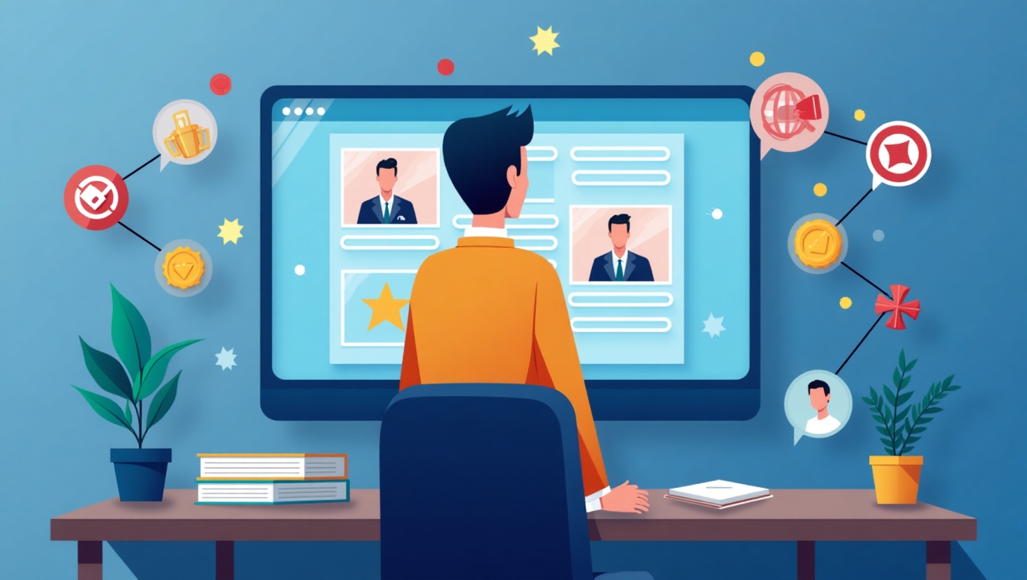 Checklist ultime : comment garantir l’authenticité de vos vidéos IA Illustration carrée en style infographie moderne représentant un professionnel ou un créateur de contenu devant un écran montrant une vidéo, entouré d’éléments visuels symbolisant la transparence et la crédibilité, tels que des icônes de médailles, de certification et de métadonnées, avec un focus sur l’intégrité et l’éthique dans la création vidéo, ambiance didactique et rassurante, palette de couleurs inspirée de la marque VidForger (#54387D, #3E408D, #3C579D, #47C0B4, #58A17B, #80D07E, #A5DA6F, #E1A65F, #EFCA5E, #EBE263).